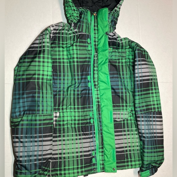 O'NEILL Fifty2 Series Insulated Ski / Snowboard Jacket Juniors Green Size Large - Picture 4 of 15